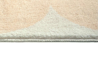 Koda Beige and Cream Geometric Washable Rug