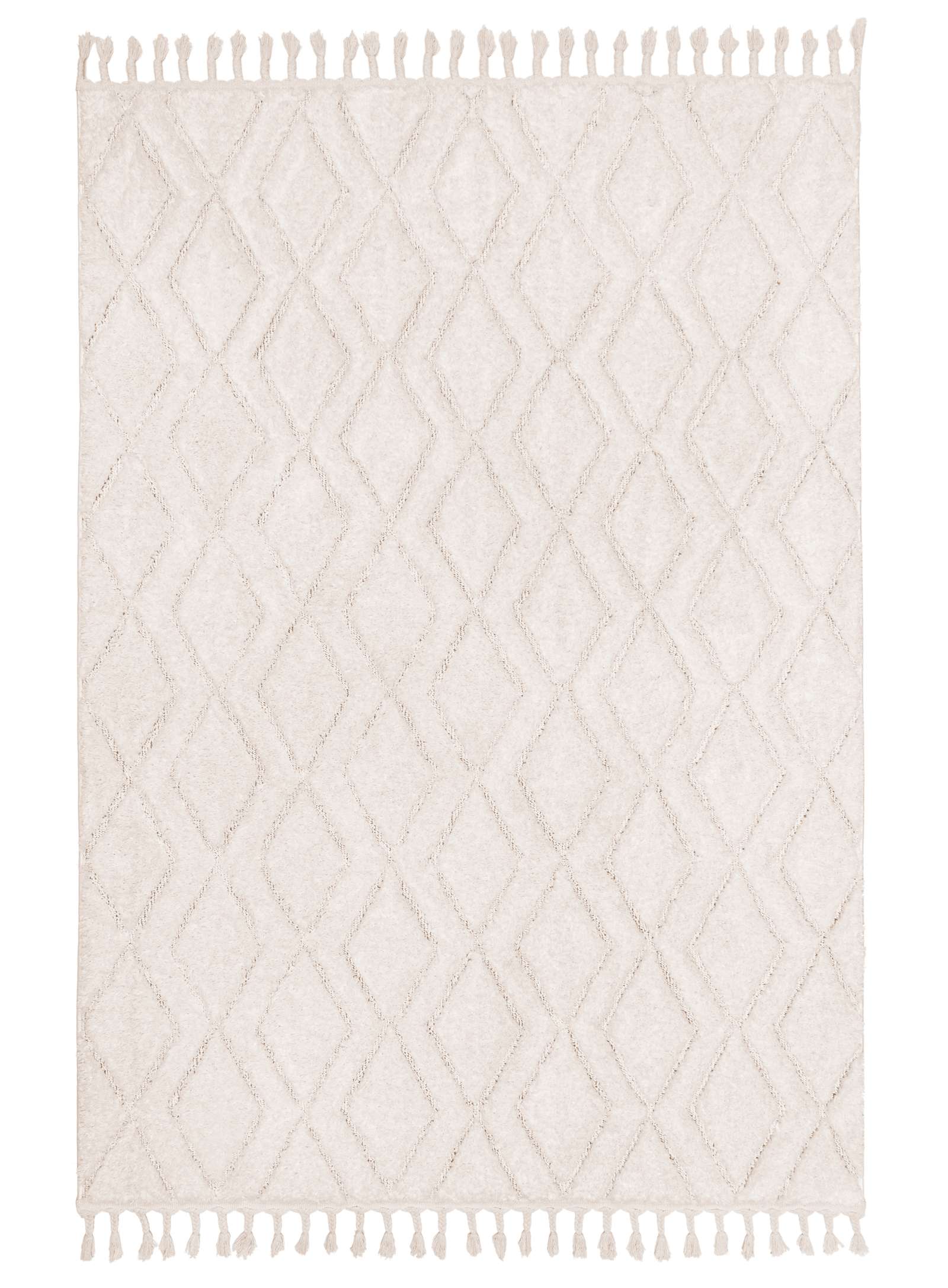 Loopsie Kotor Ivory Diamond Rug | Simple Style Co