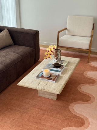Lanai Terracotta Brown Washable Rug