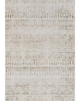 Loopsie RUGS 180cm x 120cm Artisia Cream and Brown Tribal Washable Rug