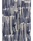 Loopsie RUGS 180cm x 120cm Riya Blue Striped Washable Rug