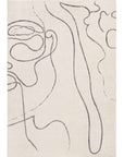 Loopsie RUGS 180cm x 120cm Turey Beige and Grey Abstract Washable Rug