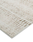 Loopsie RUGS Artisia Cream and Brown Tribal Washable Rug