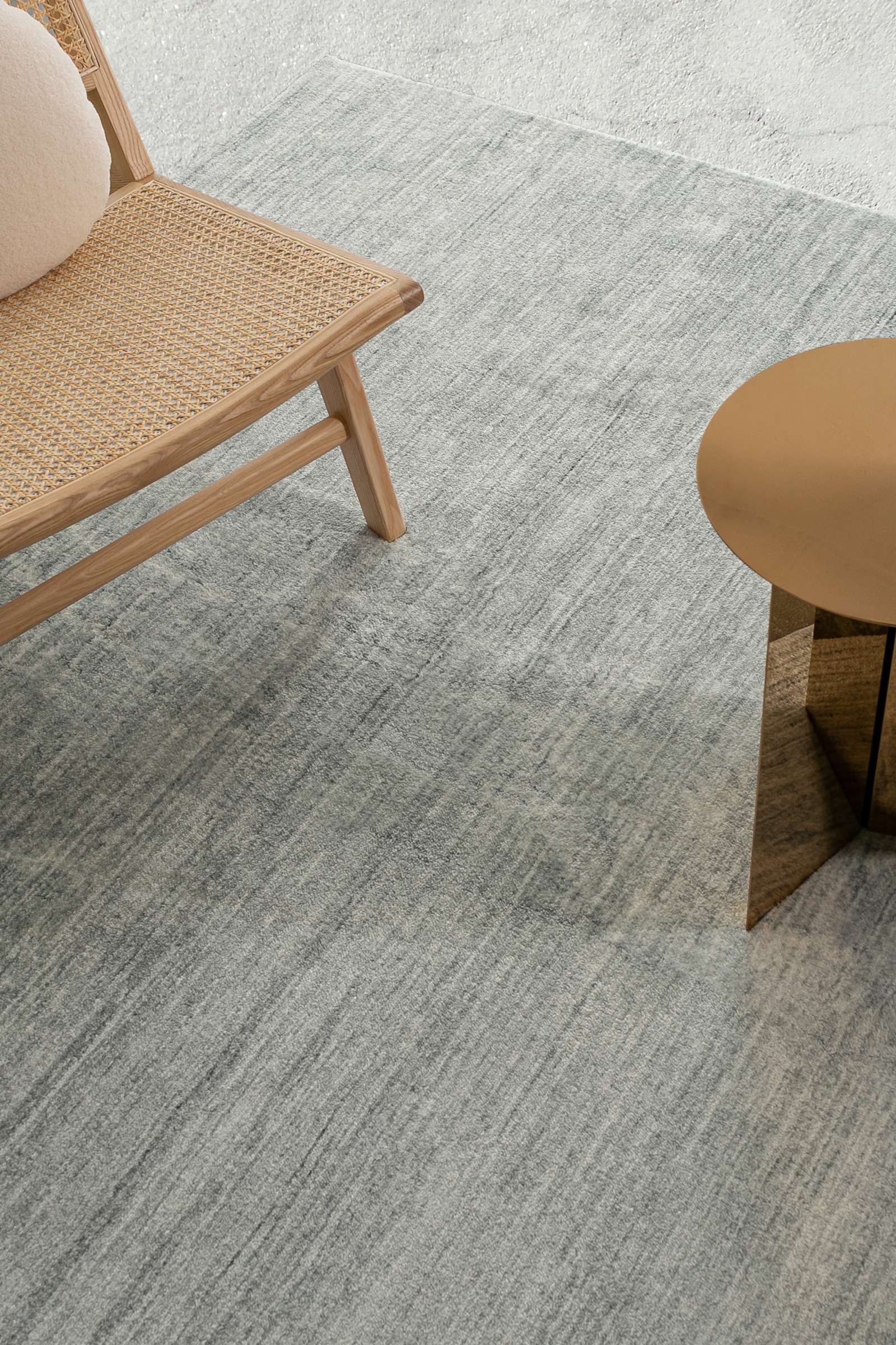 Loopsie Khoyama Green Distressed Washable Rug | Simple Style Co