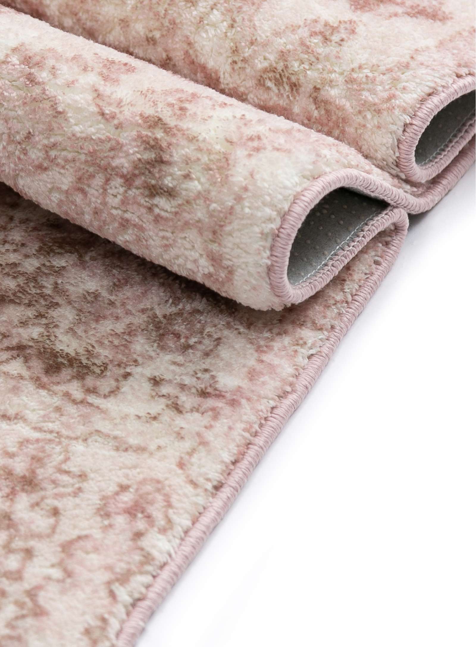 Rosa Pink Floral Medallion Washable Rug | Simple Style Co