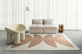 Ludlow Beige Printed Washable Rug