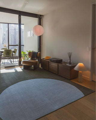 Marcado Printed Green & Blue Washable Rug