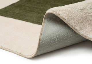 Mulberry Green Printed Washable Rug