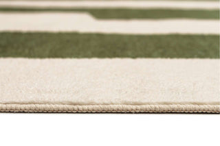 Mulberry Green Printed Washable Rug
