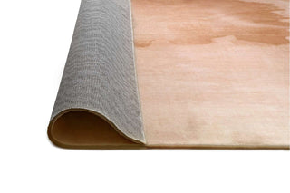 Napeague Pink and Beige Watercolour Washable Rug