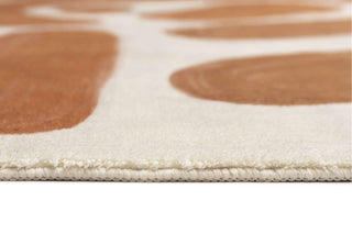Ottawa Yellow Brown Abstract Washable Rug
