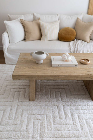 Ravina Ivory Geometric Rug