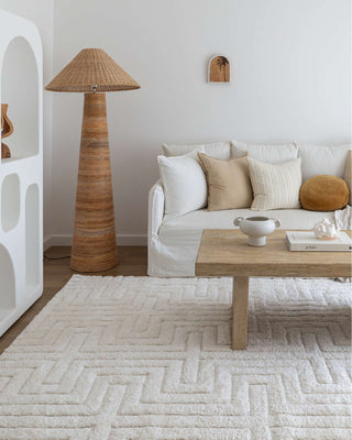 Ravina Ivory Geometric Rug
