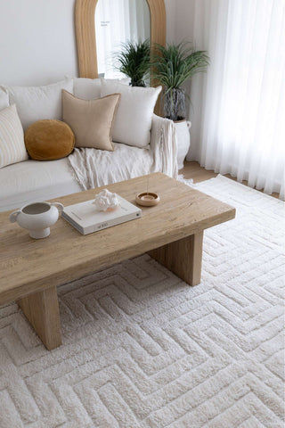 Ravina Ivory Geometric Rug