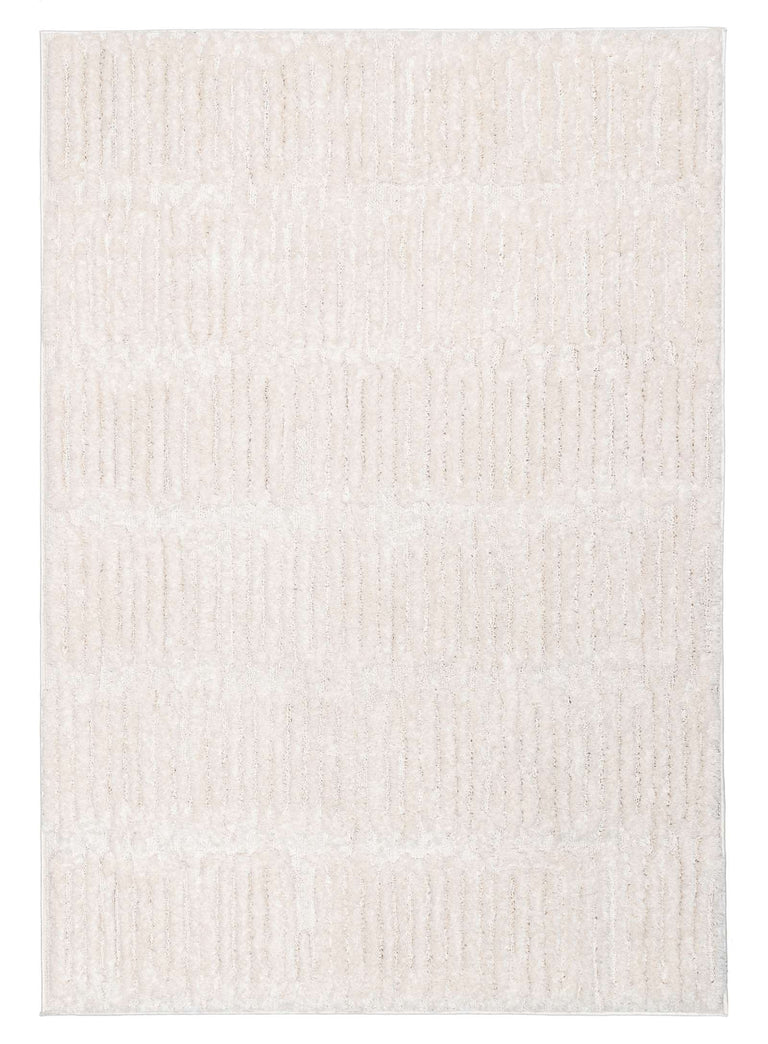 Loopsie Ribera Ivory Textured Rug | Simple Style Co