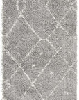 Rug Culture RUGS 200x80cm Nahla Silver Fringed Tribal Runner (Discontinued)
