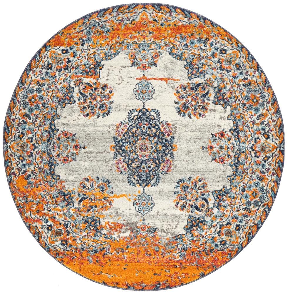 Rug Culture RUGS 240x240cm Aarushi Transitional Round Rug (Discontinued)