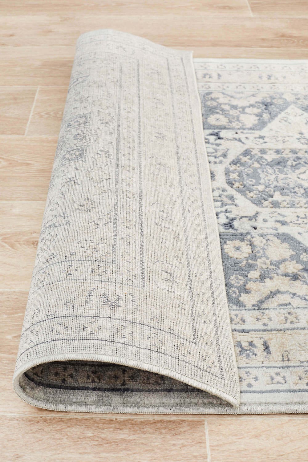 Rug Culture RUGS 300X80cm Delphine Blue Traditional Runner Rug