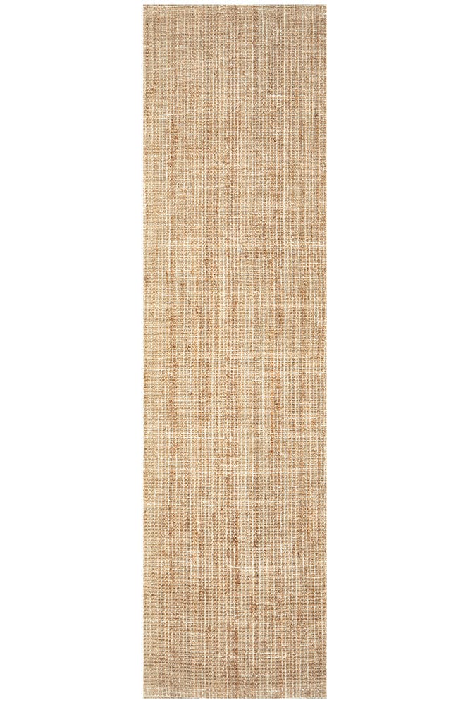 RUG CULTURE RUGS 300X80CM Madras Marlo Natural Rug