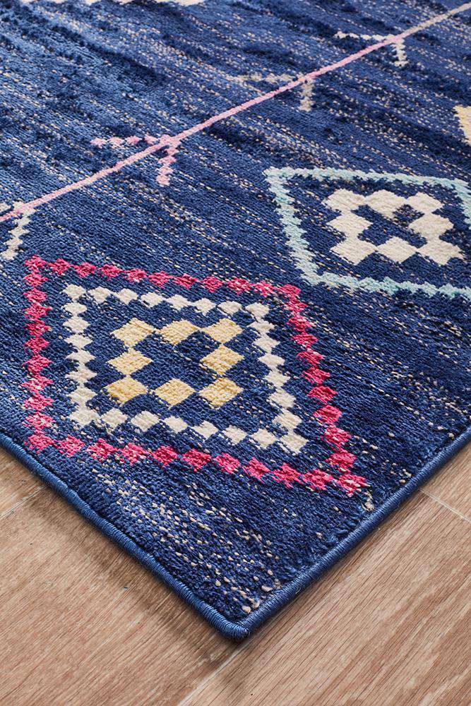 Rug Culture RUGS 400X300 Belleville Eclectic Blue Rug (Discontinued)