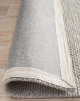 Rug Culture RUGS Arles Grey Wool & Viscose Rug