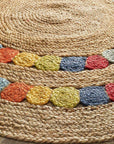 Rug Culture RUGS Atrium Gumball Multicolour Jute Rug