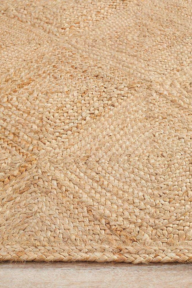 Atrium Hatch Natural Jute Diamond Rug Simple Style Co