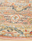 Rug Culture RUGS Aylin Multicoloured Transitional Round Rug