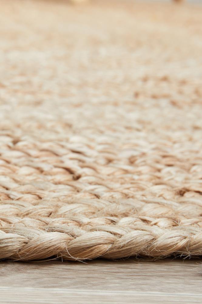 Bondi Natural Jute Oval Rug Simple Style Co