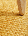 Rug Culture RUGS Bondi Yellow Jute Oval Rug