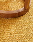 Rug Culture RUGS Bondi Yellow Jute Rug