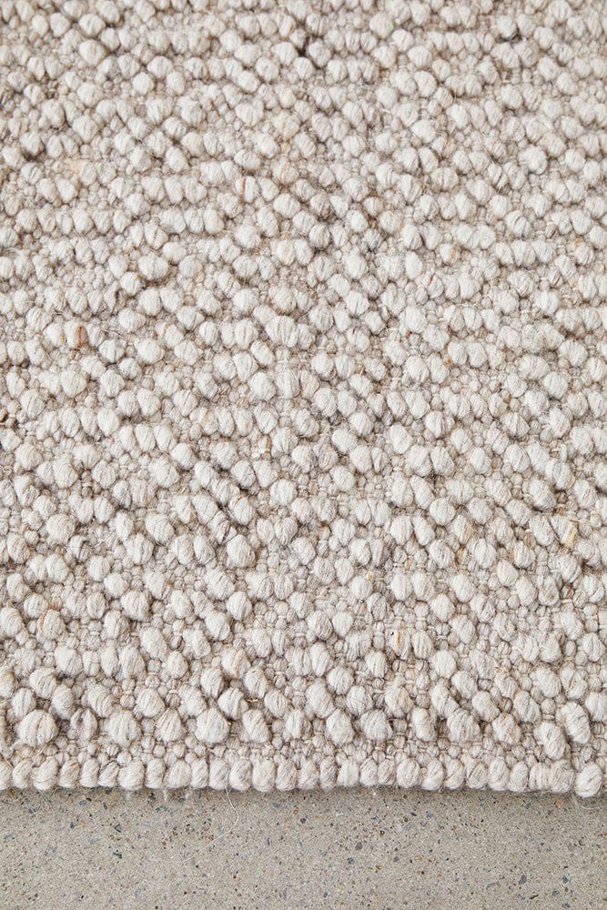 Boucle Natural Wool Rug | Simple Style Co
