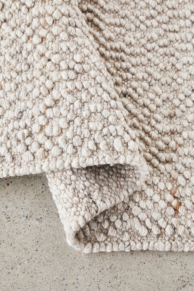 Boucle Natural Wool Rug | Simple Style Co