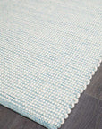 Rug Culture RUGS Brooklyn Turquoise Blue Wool Rug