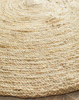 Rug Culture RUGS Burleigh Bleached Jute Round Rug