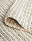 Rug Culture RUGS Catia Grey & Ivory Braided Wool Rug