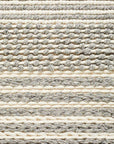 Rug Culture RUGS Celena Grey Stripe Braided Wool Rug