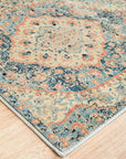 Rug Culture RUGS Dalila Blue Traditional Runner Rug