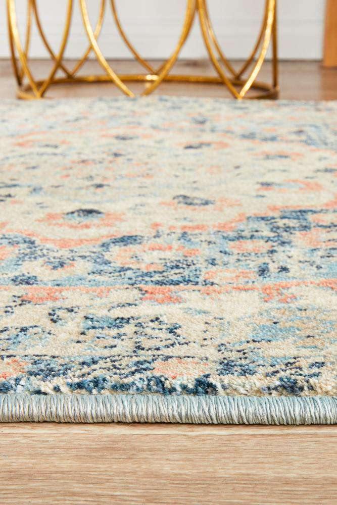 Rug Culture RUGS Dalila Blue Traditional Runner Rug