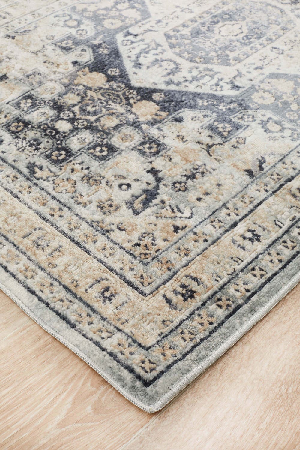 Rug Culture RUGS Delphine Blue Traditional Rug