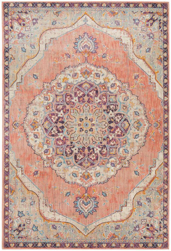 Edrica Terracotta Traditional Rug | Simple Style Co