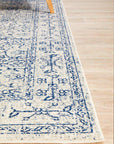 Rug Culture RUGS Formosa White Grey & Blue Transitional Rug