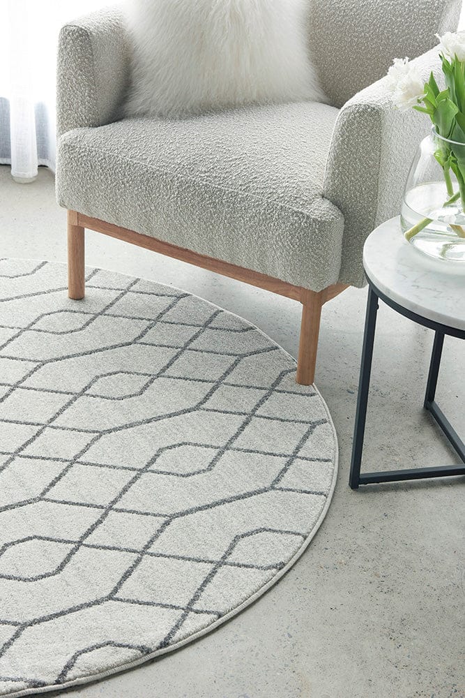 Hailey Modern Round Rug | Simple Style Co