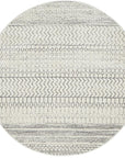 Rug Culture RUGS Harper Silver Tribal Round Rug