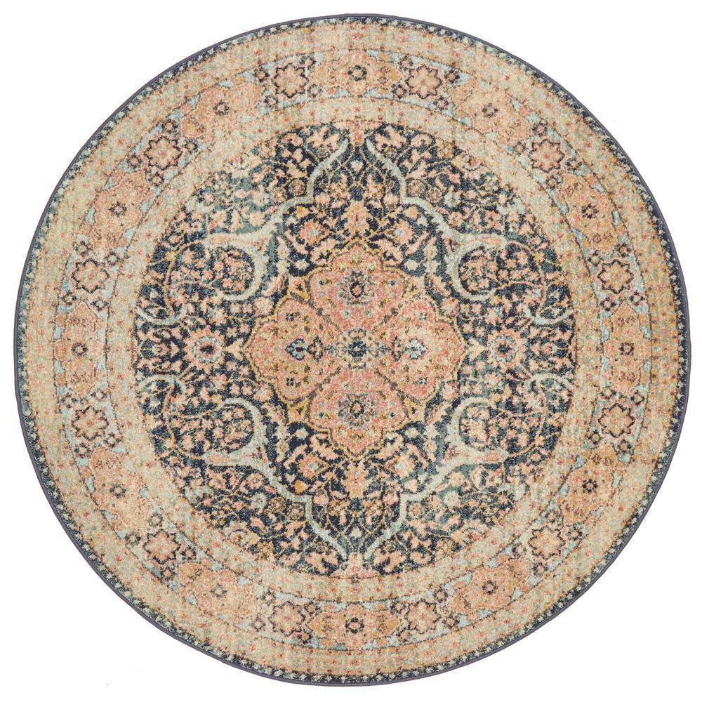 Rug Culture RUGS Legacy Midnight Round Rug