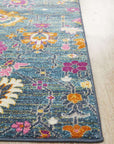 Rug Culture RUGS Lisse Blue Traditional Runner