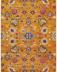 Rug Culture RUGS Lisse Traditional Rug - Rust