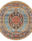 Rug Culture RUGS Lola Distressed Transitional Round Rug