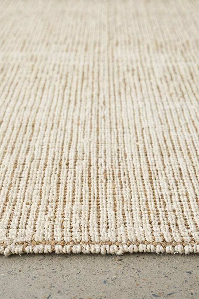 Madras Marlo White Jute Rug by Rug Culture Simple Style Co