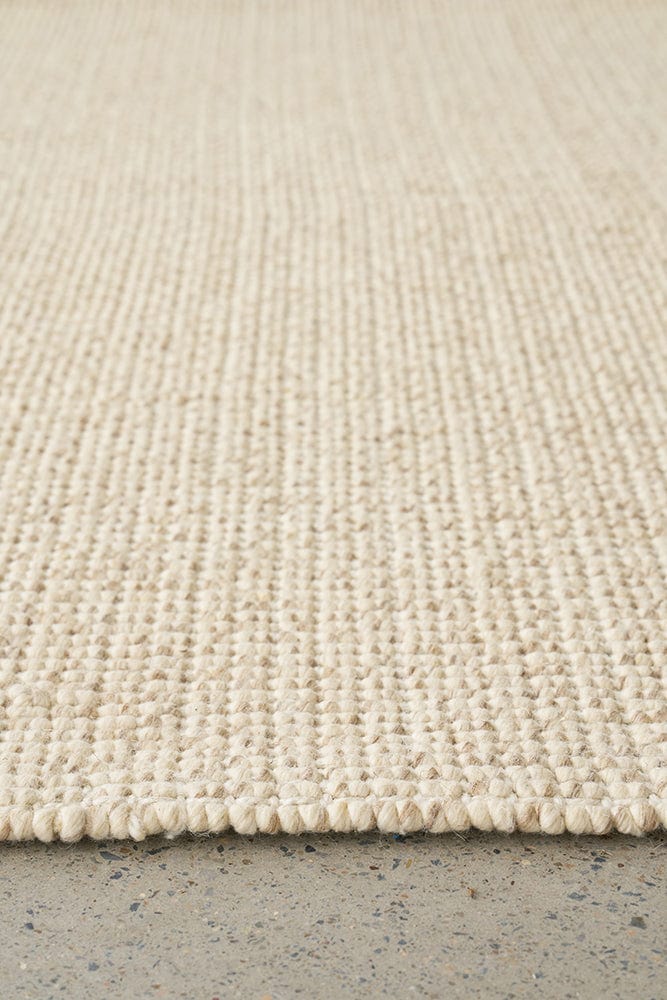 Madras Parker Cream Wool & Jute Rug by Rug Culture | Simple Style Co